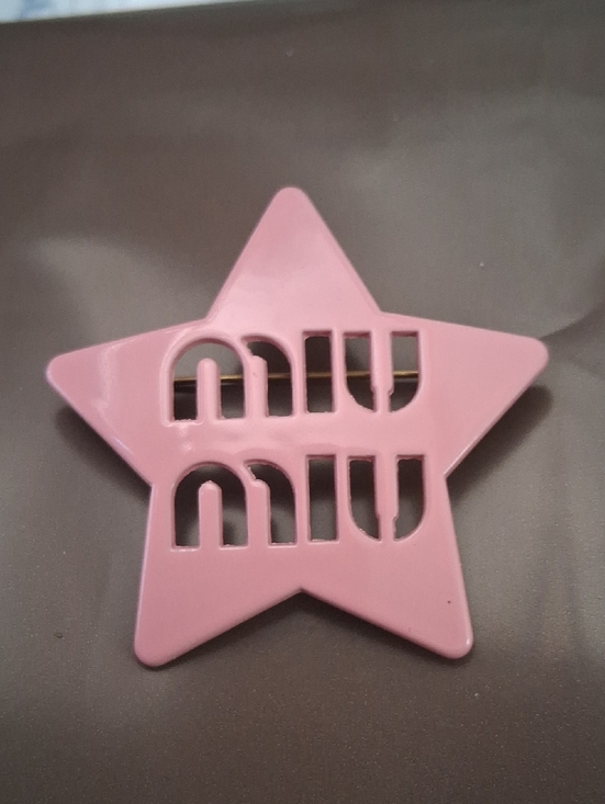 Miu Miu Jewelry - PINK MIU MIU BROOCH. BRAND NEW.